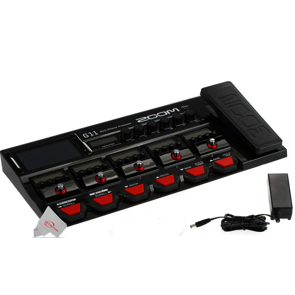 Zoom G11 Multi-Effects Processor for Electric Guitar with Zoom BTA-1 Bluetooth Adaptor - Image 3