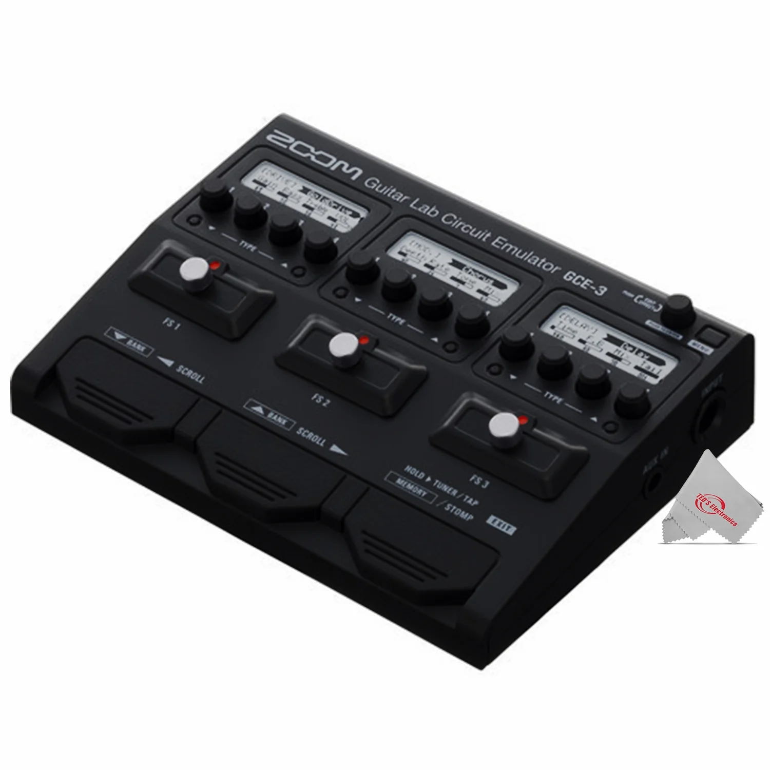 Zoom GCE-3 Guitar Lab Circuit Emulator, Compact USB Audio Interface for Emulation of Zoom Effects Processors Adapter with Cable and Instrument Cable - Image 3