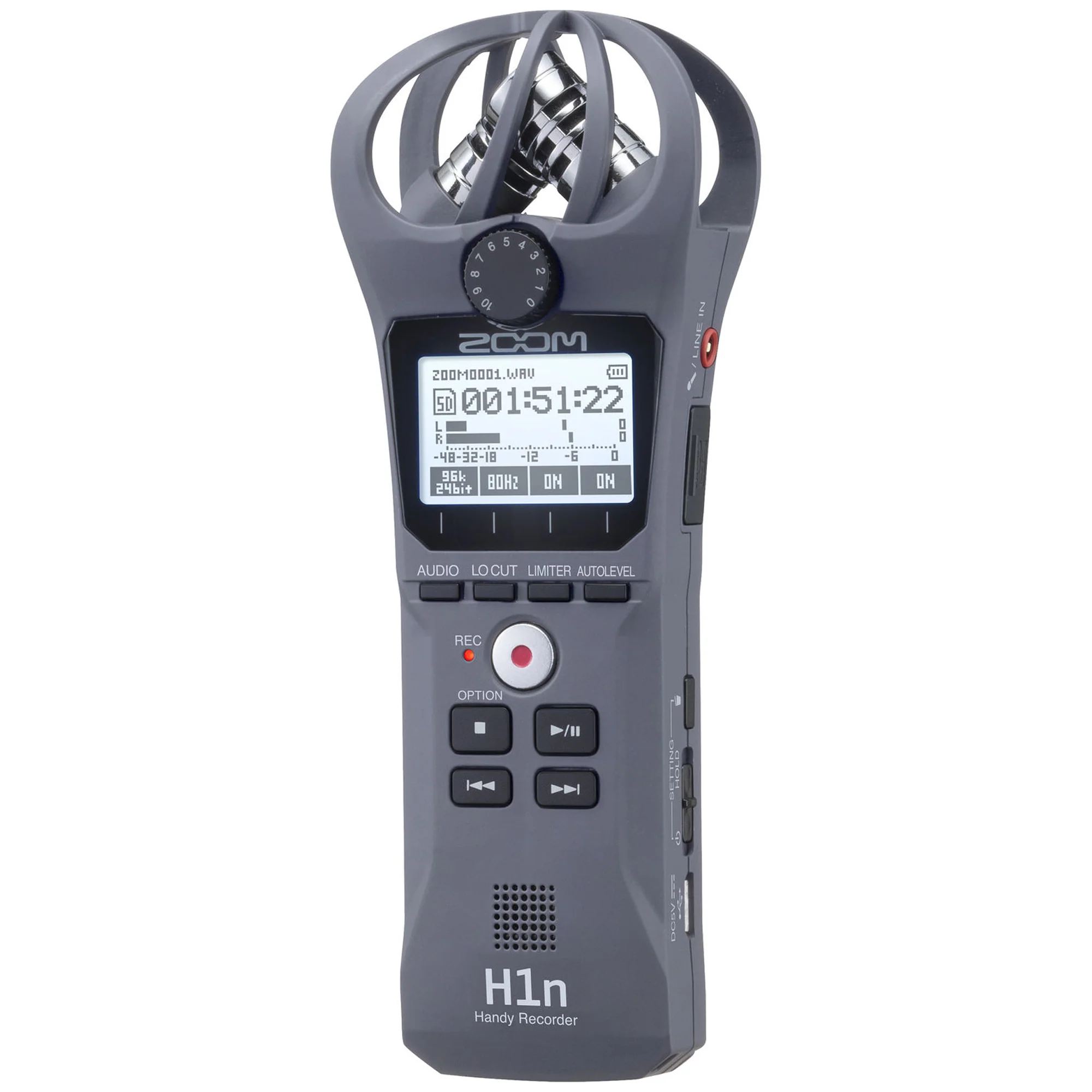 Zoom H1n 2-Input / 2-Track Portable Digital Handy Recorder - Gray and Vipro Professional Lavalier Condenser Microphone - Image 4