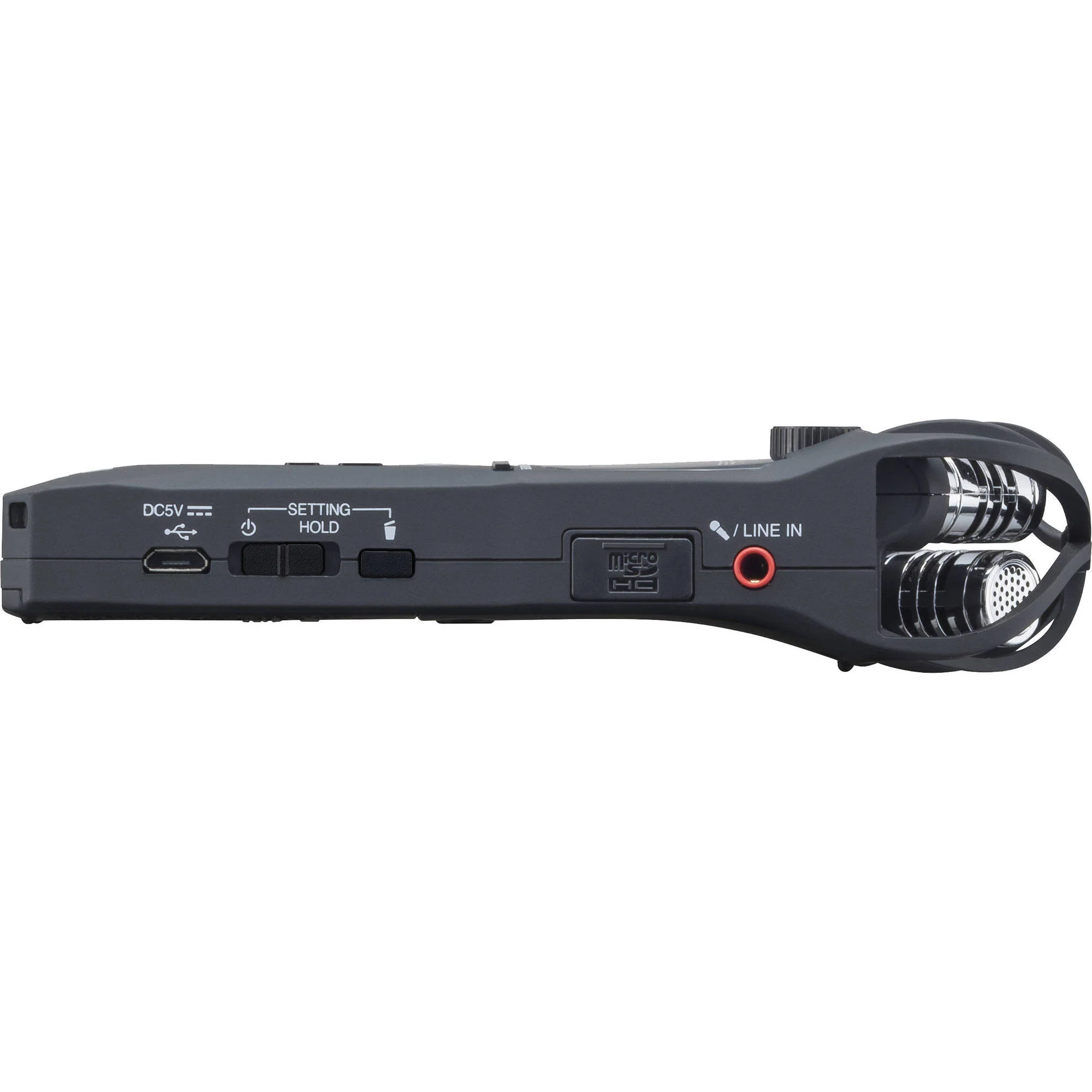 Zoom H1n 2-Input / 2-Track Portable Digital Handy Recorder - Gray and Vipro Professional Lavalier Condenser Microphone - Image 6