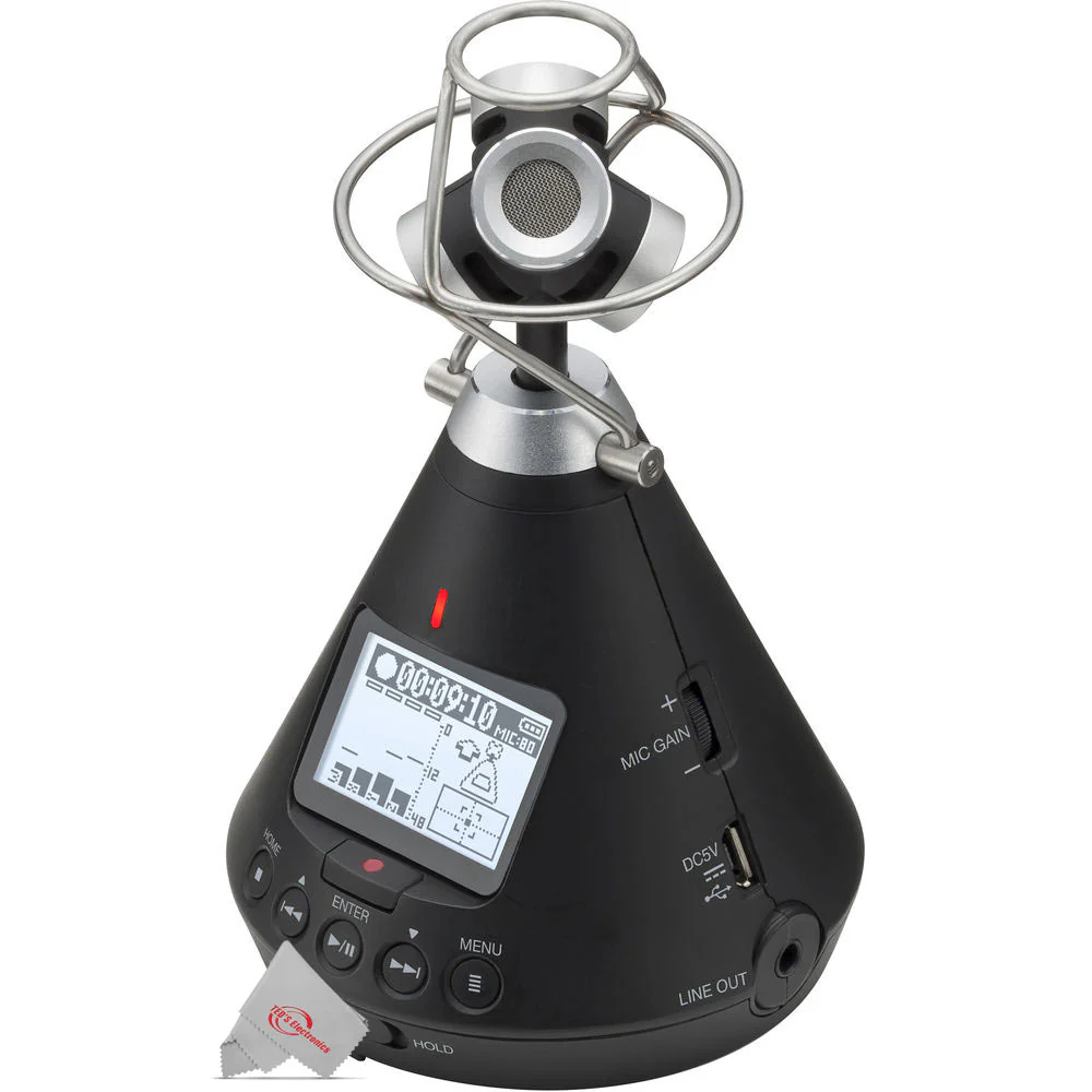 Zoom H3 VR Handy Audio Recorder with Built-In Ambisonics Mic Array - Image 3