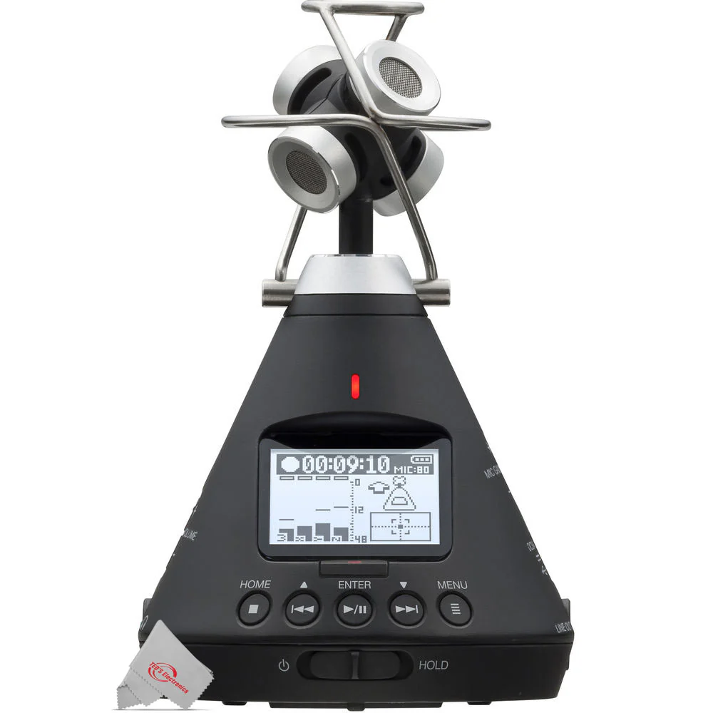Zoom H3 VR Handy Audio Recorder with Built-In Ambisonics Mic Array - Image 4