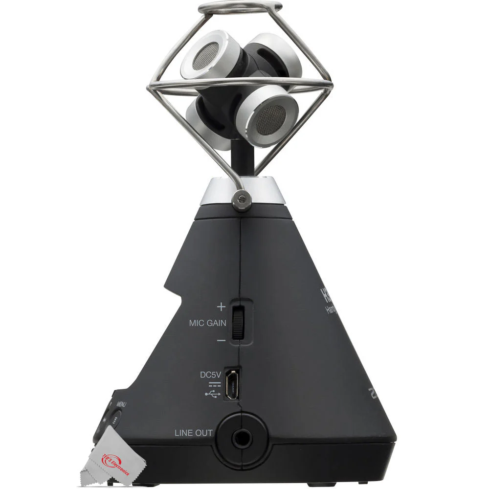 Zoom H3 VR Handy Audio Recorder with Built-In Ambisonics Mic Array - Image 5