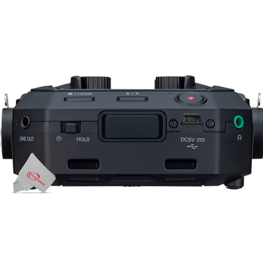 Zoom H8  8-Input / 12-Track Digital Handy Audio Recorder For Field Recording Music And Podcasting with 2x Vidpro Professional Wired XLR Lavalier Microphone XM-L2 - Image 9
