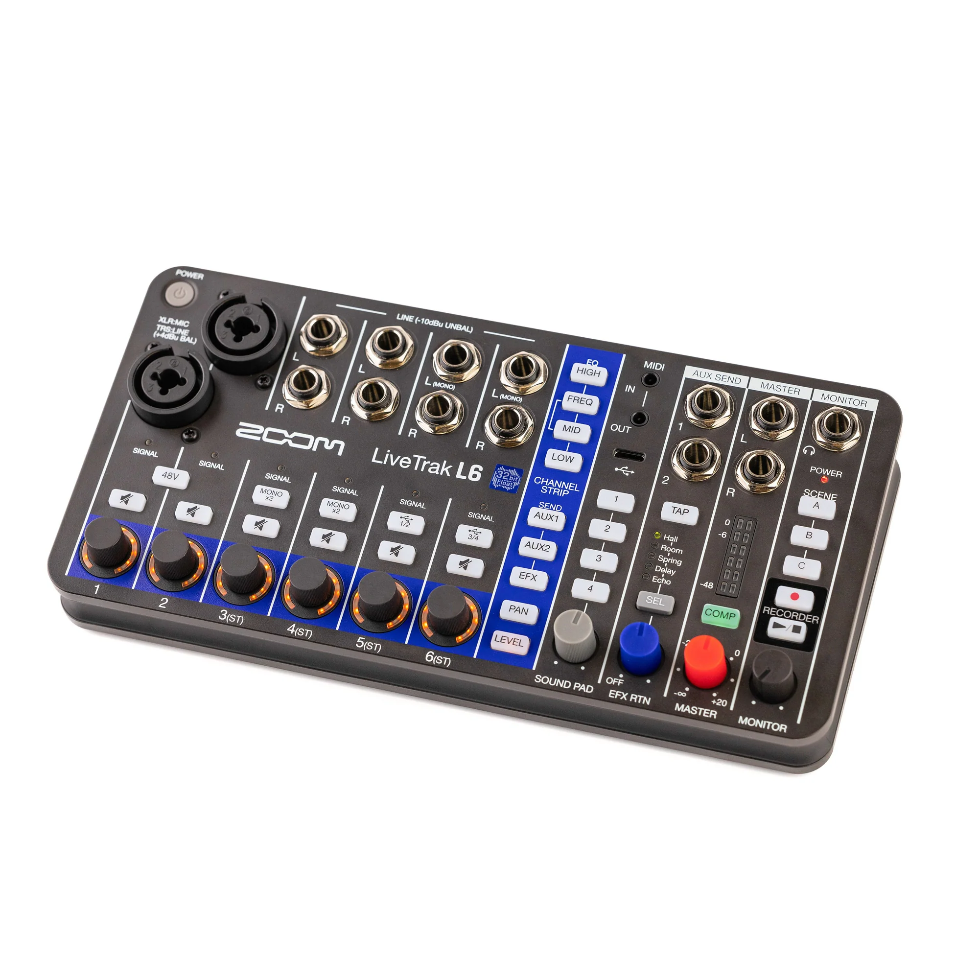 Zoom LiveTrak L6 10-Track Digital Mixer / Recorder - Image 5