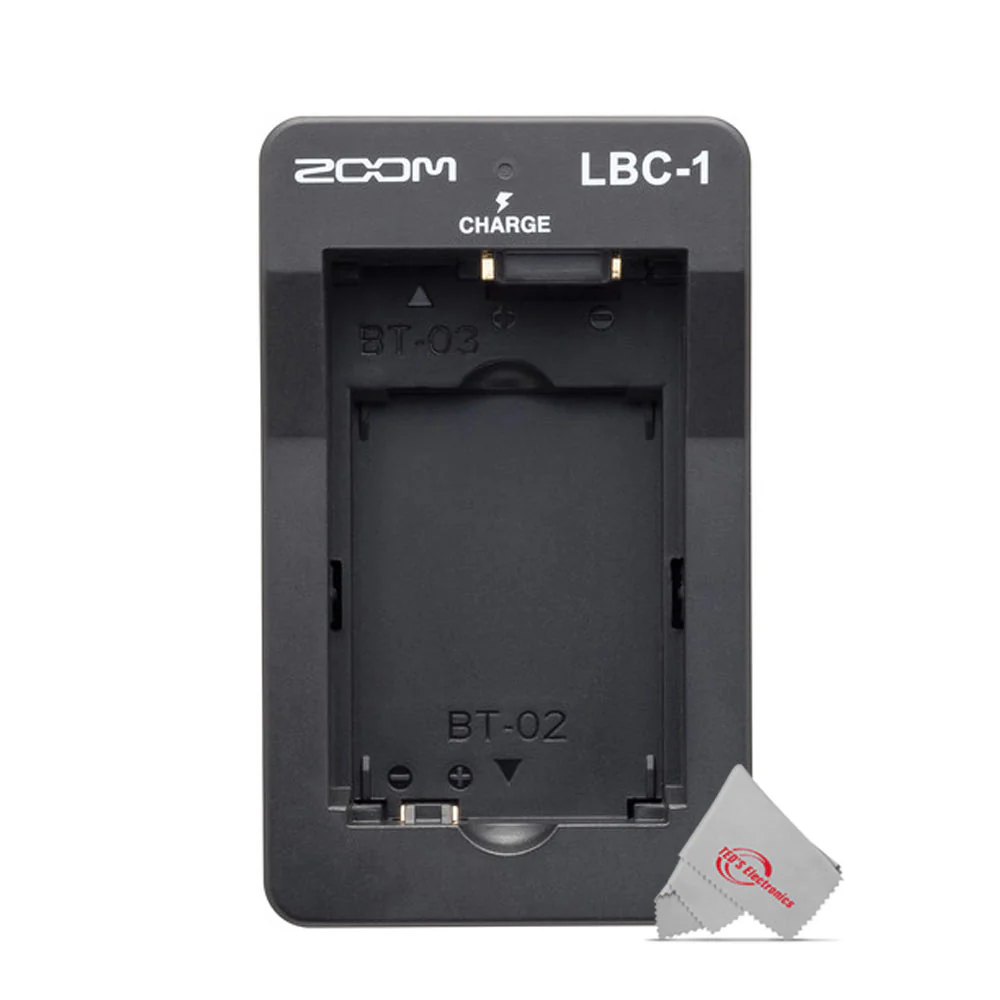 Zoom LBC1 Lithium Battery Charger For Zoom BT-02 & BT-03 with 2x Zoom BT-03B Rechargeable Li-ion Battery For Q8 - Image 3