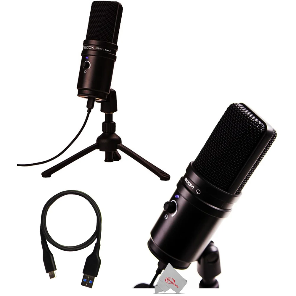 Zoom ZUM-2 Podcast Microphone with Desktop Stand, Cable & Windscreen - Image 5