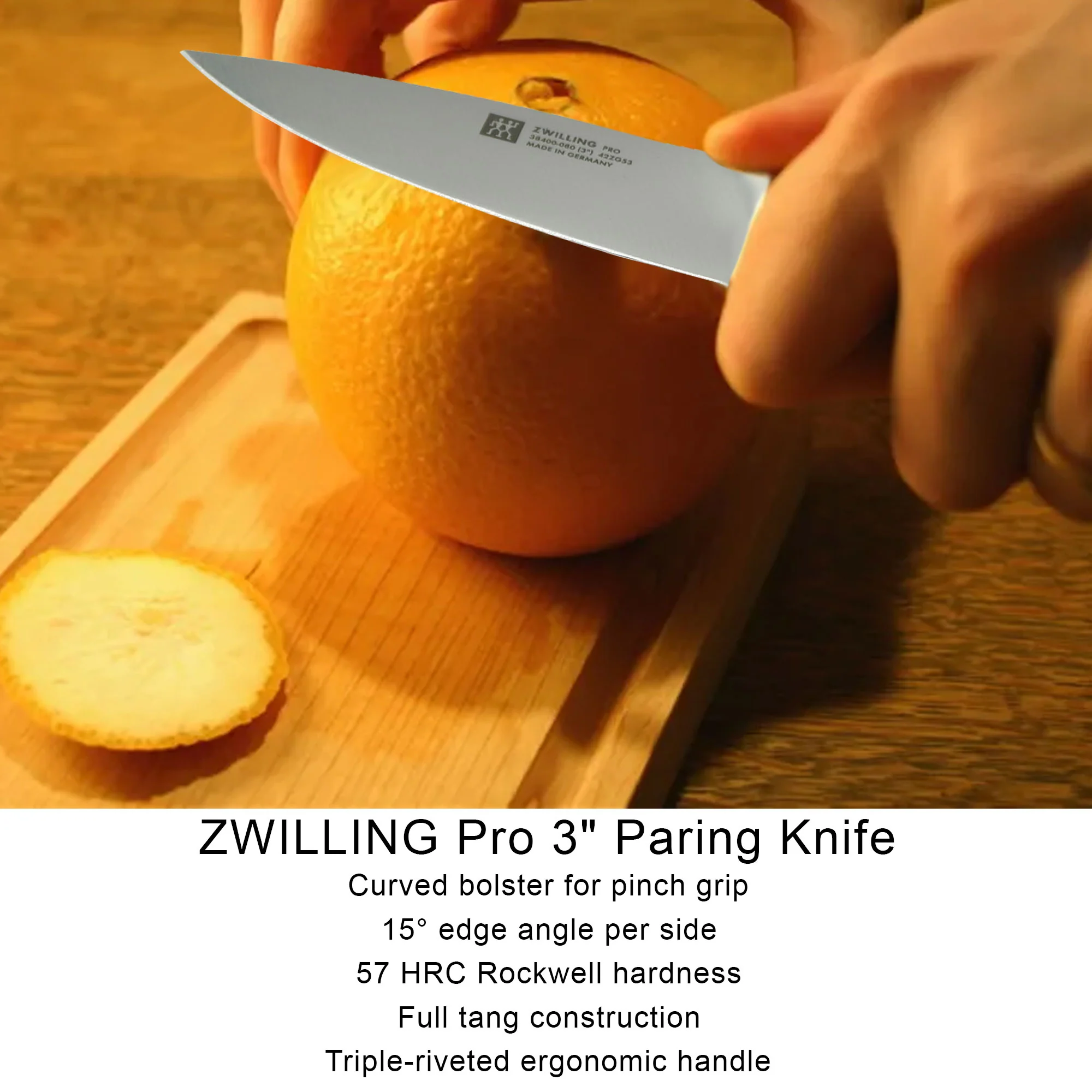 ZWILLING Pro 3" Paring Knife - 3 Units - Image 3