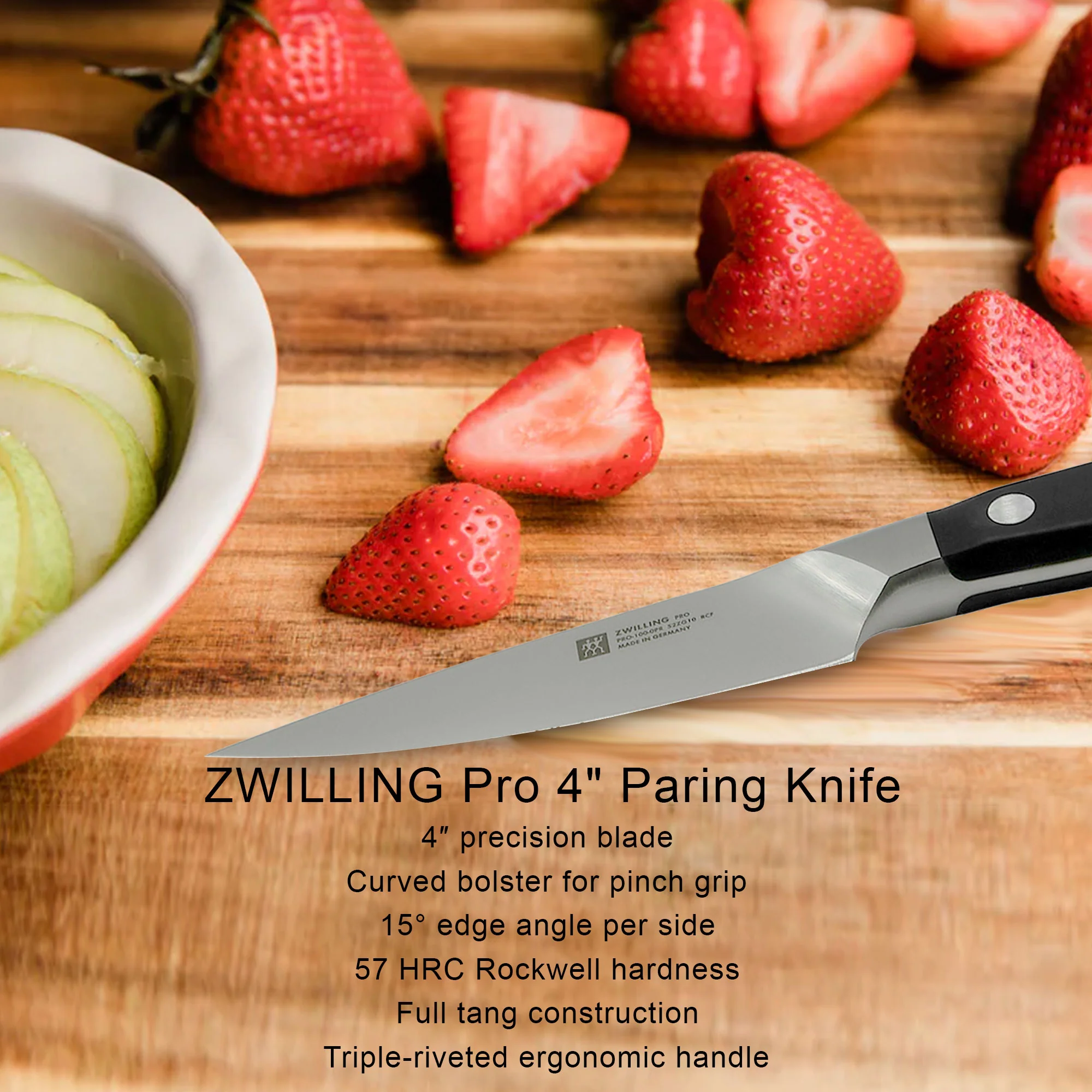 ZWILLING Pro 4" Paring Knife - 3 Units - Image 3