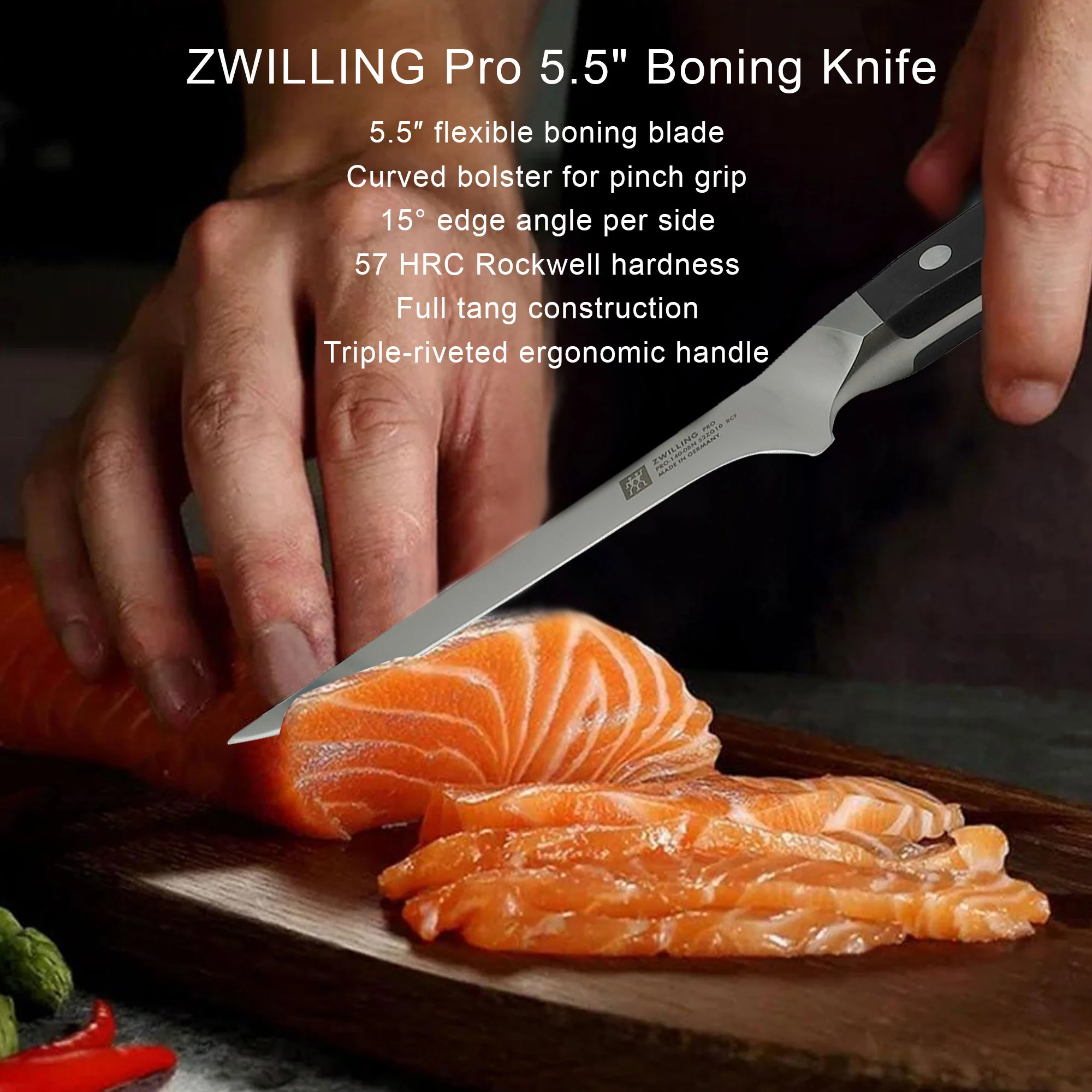 ZWILLING Pro 5.5" Flexible Boning Knife - Image 2